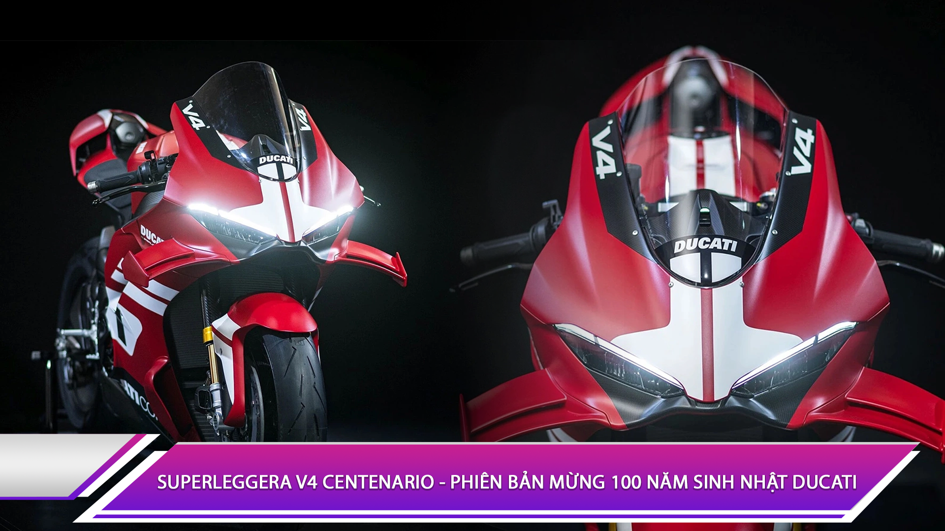  Superleggera V4 Centenario - Phiên bản giới hạn mừng 100 năm sinh nhật Ducati